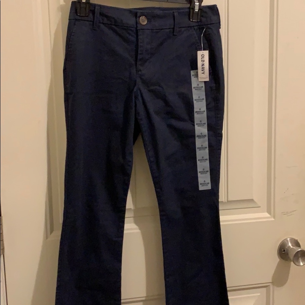 🔥 NEW! Old Navy *NAVY* BOOTCUT Pants Women’s 0 REG